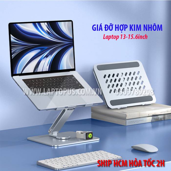 Kệ Giá Đỡ Laptop Macbook Hợp Kim Nhôm Siêu