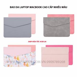 Bao Da Macbook Laptop Cao Cấp Lót Nhung Chống Trầy Nhiều Mẫu