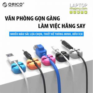 Giữ Cáp Orico Đủ Màu Văn Phòng Gọn Gàng